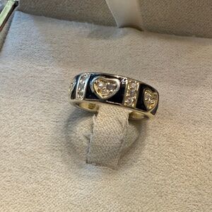 Frieda Rothman 3 1/2 sterling silver stamped ring